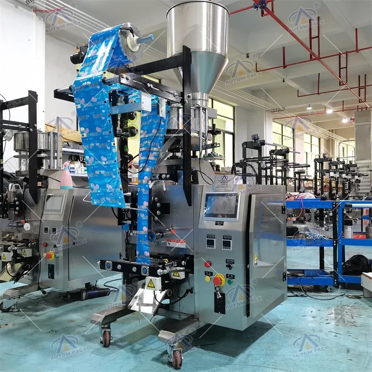 Fully Automatic 1kg 2kg 3kg 5kg Granule Salt Tea Sachet Sugar Coffee Soybean Dried Nuts Grain Sugar Rice Packing Machine