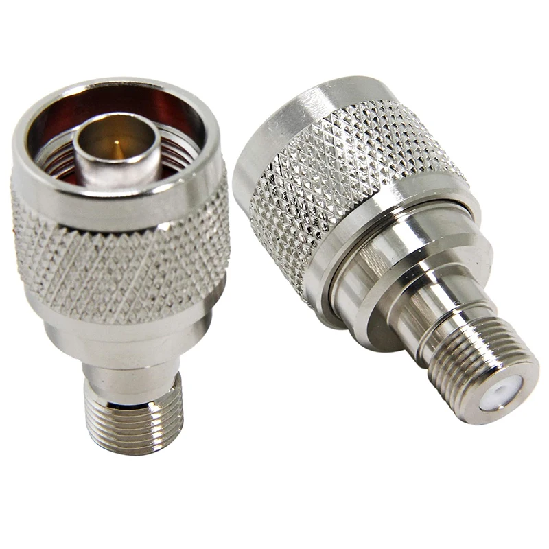 1PC N Male to F Type Female Coaxial Adapter L16 N Type Male To F Female RF Connector Straight