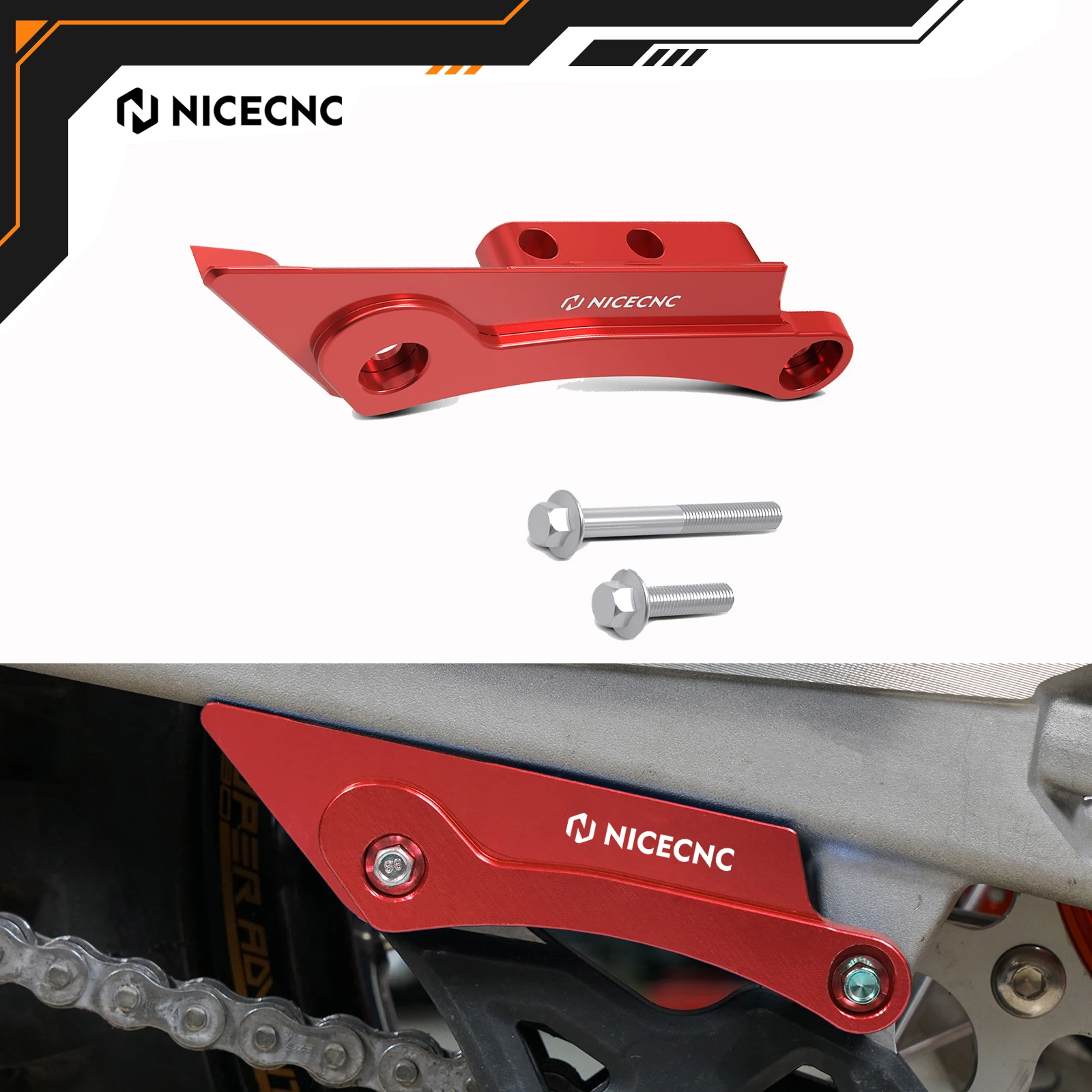 

NICECNC For GASGAS EC300 MC125 EX300 MC250F MC450F EX250F EX350F EX450F 2021-2023 KTM EXC 300 For Husqvarna TE300 Swingarm Guard