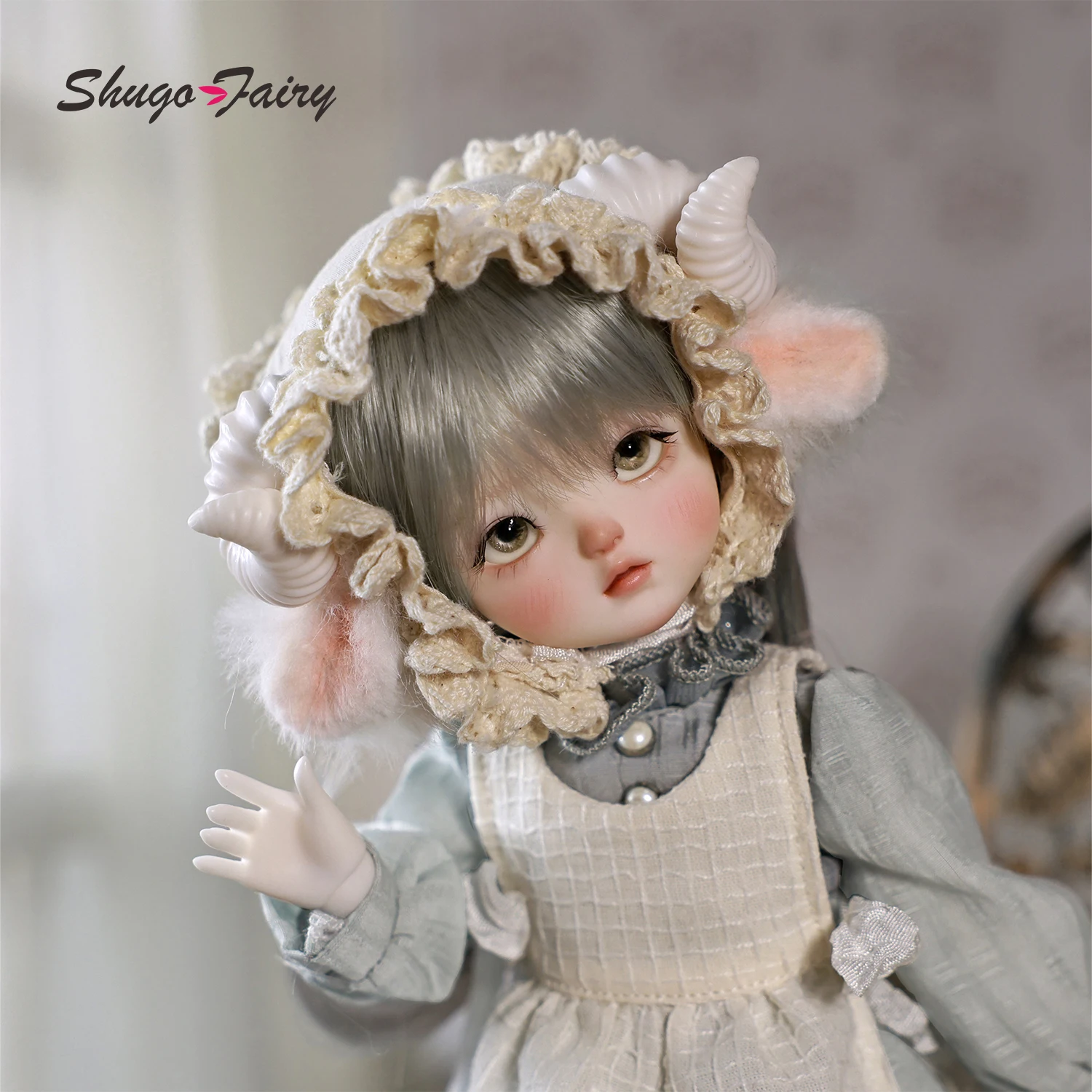 Shugafairy Damita 1/6 Shepherdess BJD Doll - Pastoral Fairy Sweet Innocent Face Ball Jointed Resin Art Figure Full Set