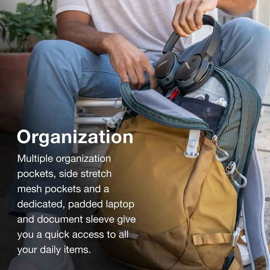 Mochila Nebula Commuter, Atlas Blue Heather