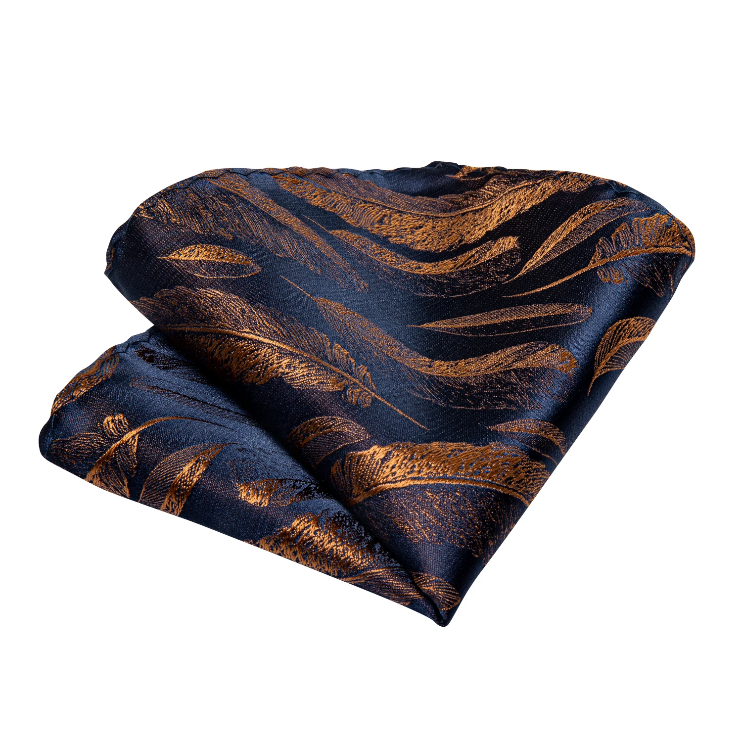 Klassische marineblaue Herrenkrawatte, gestreift, Paisley-Blumenmuster, Krawatten-Set mit Einstecktuch und Manschettenknöpfen, Business-Krawatten-Set, Geschenk für Männer – Detail 13
