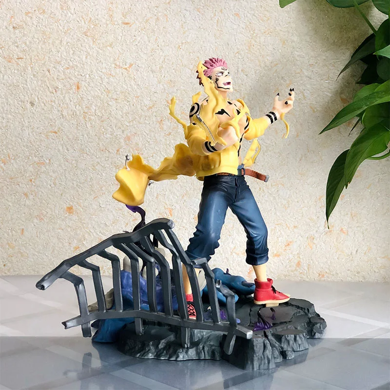 25cm Jujutsu Kaisen Figure Ryomen Sukuna Action Figures Statue Collection Model Desktop Ornament Toys Children Birthday Gift