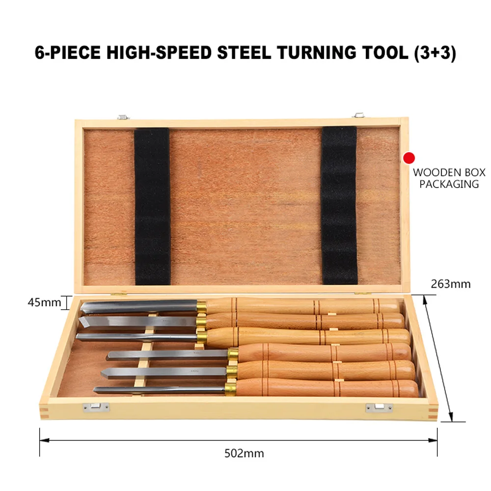 2026 8 قطعة شفرة مخرطة النجارة أداة HSS واسعة مستديرة الأنف مكشطة القوس الداخلي مكشطة مستديرة الخشب أداة تحول الخشب