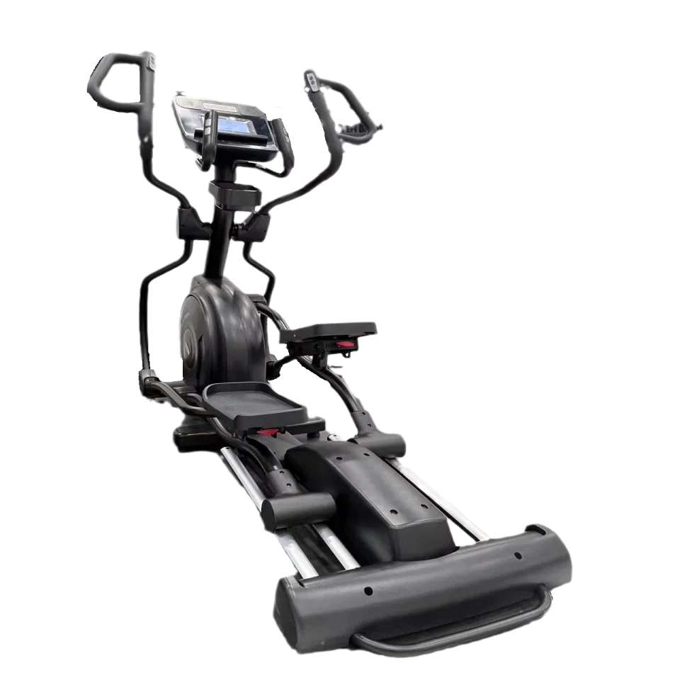 

Эллиптический для тренировок тела, новый продукт, тренажер для бега в тренажерном зале, моторизованный цветной сенсорный экран, беговая дорожка для фитнеса, прогулочная площадка