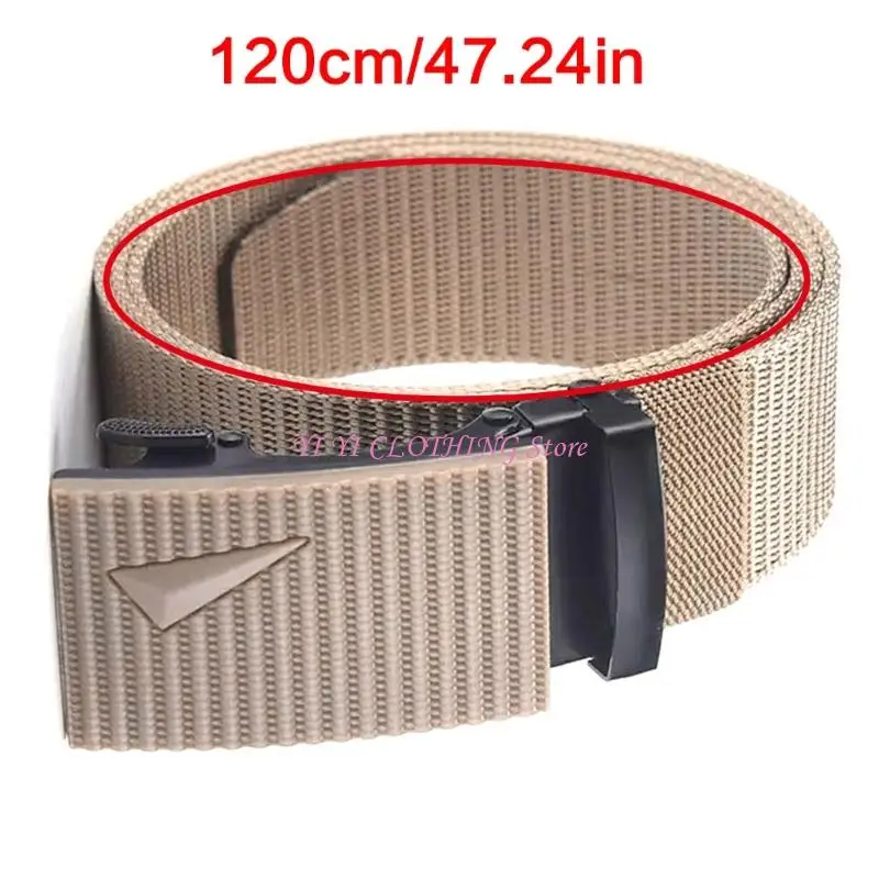 حزام من القماش بمشبك معدني N5KF بتصميم من النايلون المقوى للرجال والنساء