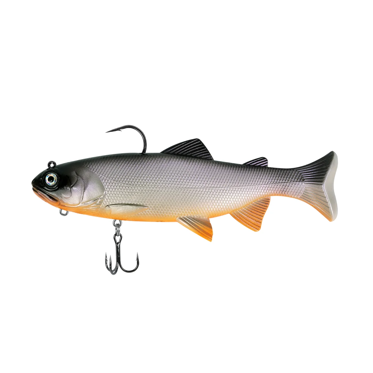 

18cm 125g Lead Head PVC Soft Fishing Lures Swimming Artificial Baits T Tail Silicone SoftBait Swimbait Wobblers with Hook