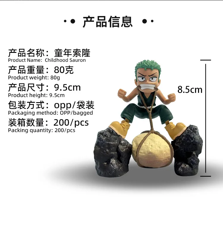 Figuras de anime zoro Roronoa, 8cm figuras pvc, estátua modelo, boneca, ornamentos, coleção, presentes, brinquedos para crianças, novo