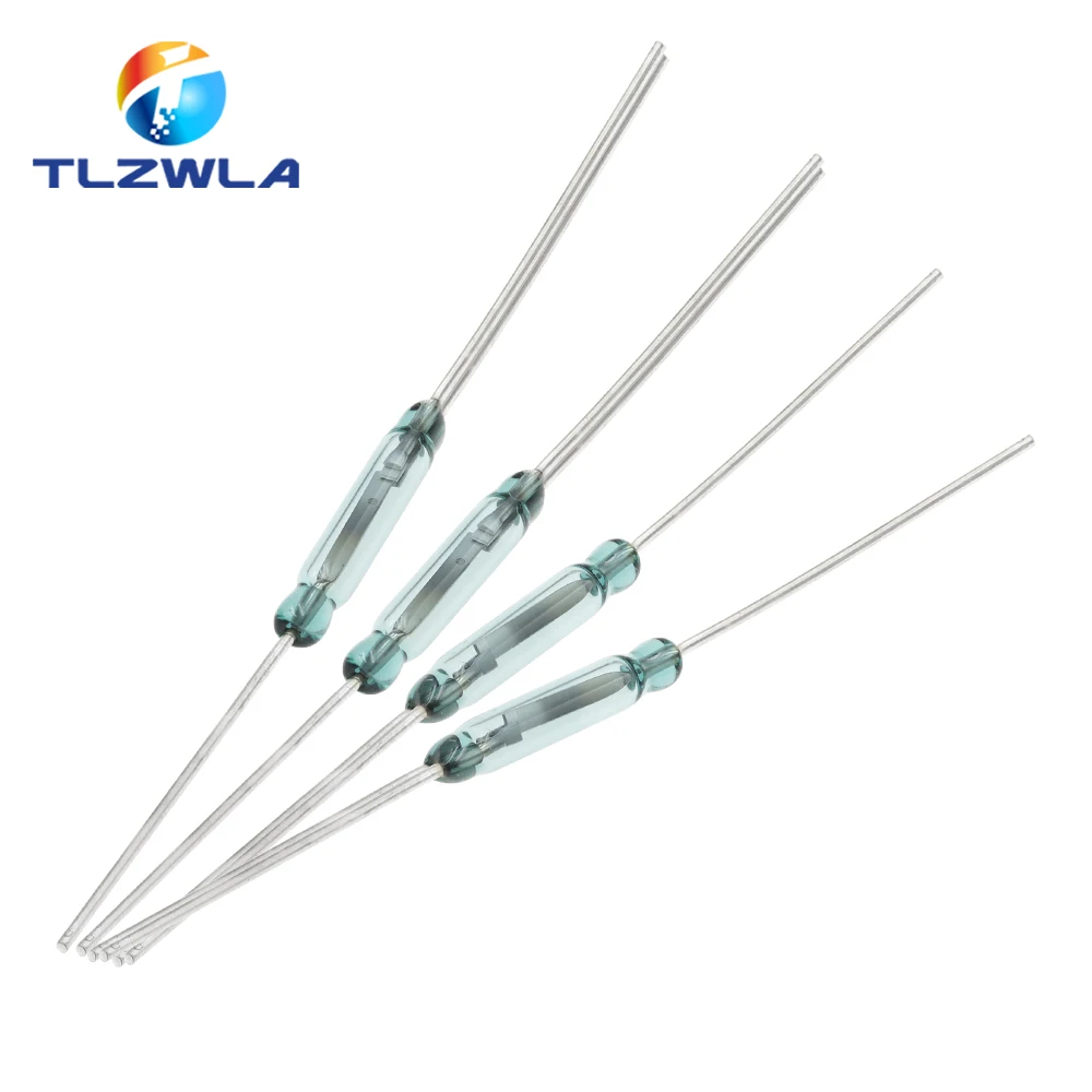 5-10PCS Reed Switch 3Pin Magnetic Switch 2.5*14mm Normally Open Normally Closed Conversion 2.5X14MM NO NC Conversion for Sensors