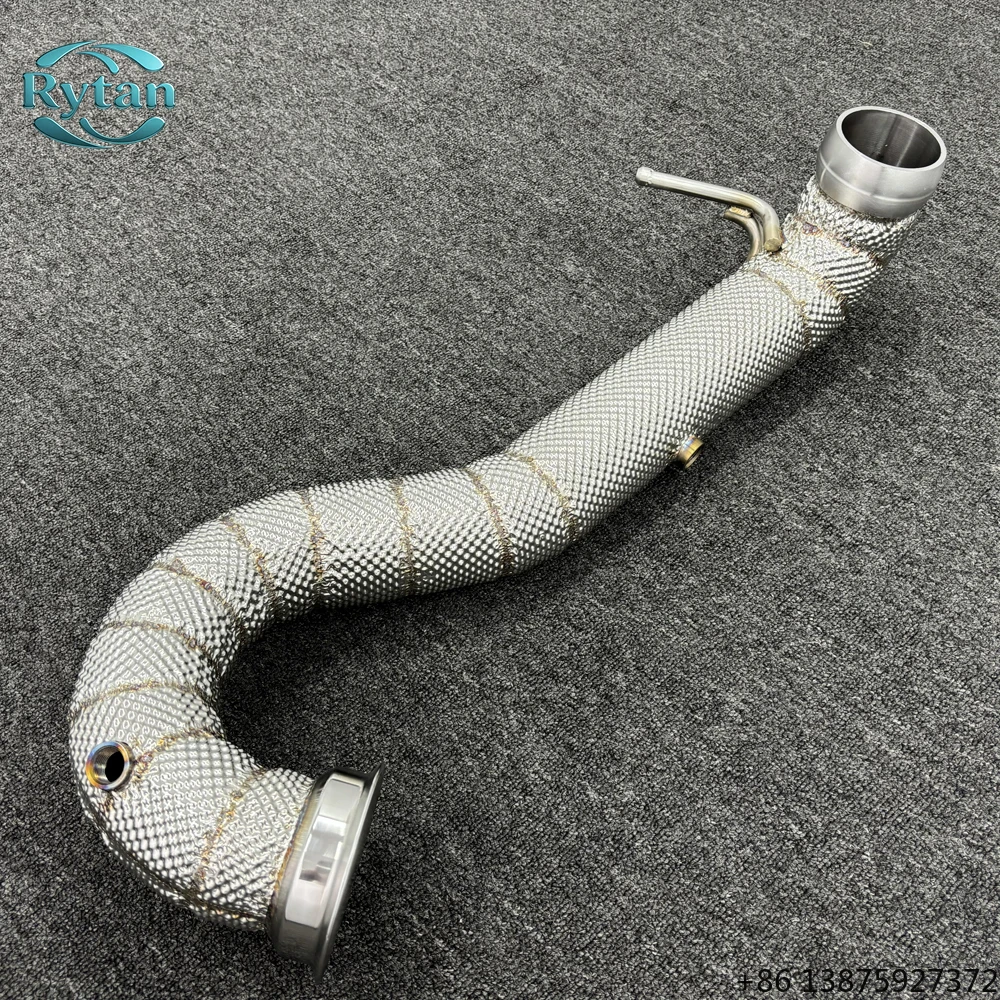 

Rytan 304 Stainless Steel Mirror Polished Downpipe Exhaust System for W176 C117 A45 CLA45