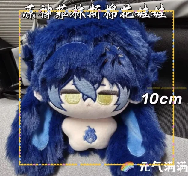 Gevulde 10 cm Anime Genshin Impact Kyryll Chudomirovich Flins Katoenen Pop Zeester Lichaam Sleutelhanger Mini Zachte Knuffel Speelgoed