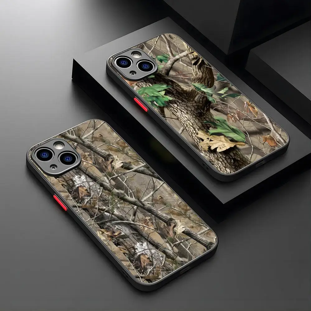 Realtree Real Tree Camo Phone Case For The Guard IPhone 15 16 14 12 13 11 Pro XR XS Max Mini X 7 8 Plus Matte Shell Cover