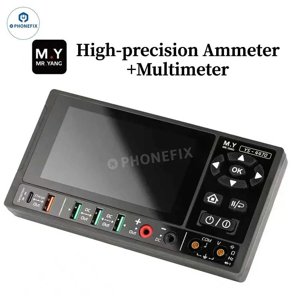 M.Y YS-4470 Precise Multimeter Ammeter Current Voltage Analysis Detection Instrument LCD Display for Phone Maintenance YCS Tool