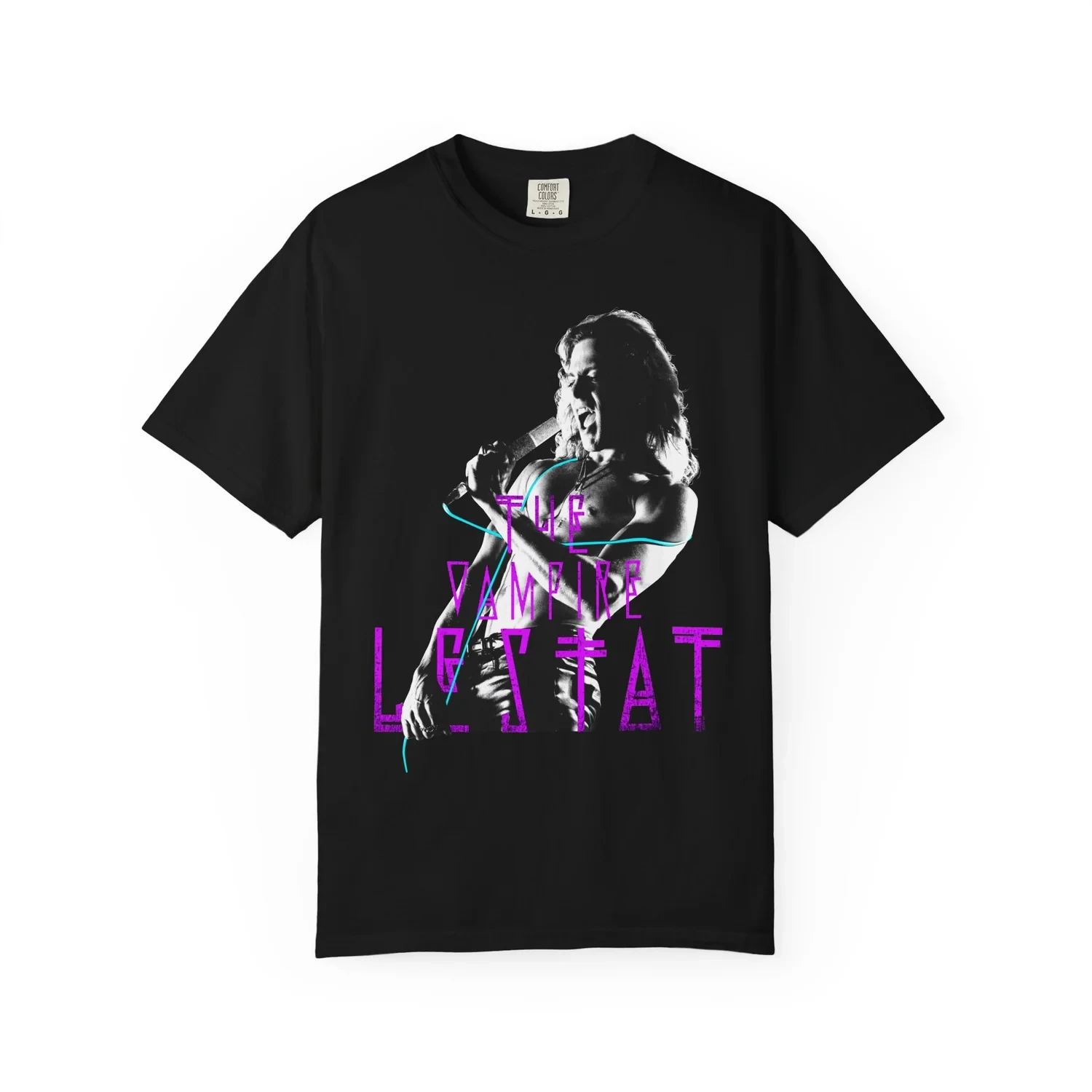 The Vampire Lestat Raw Rocker T-Shirt Retro Grafik-T-Shirt Sommermode Reine Baumwolle Herren-T-Shirt Kleidung T-Shirt Y2k Frau ﻿ – Detail 2