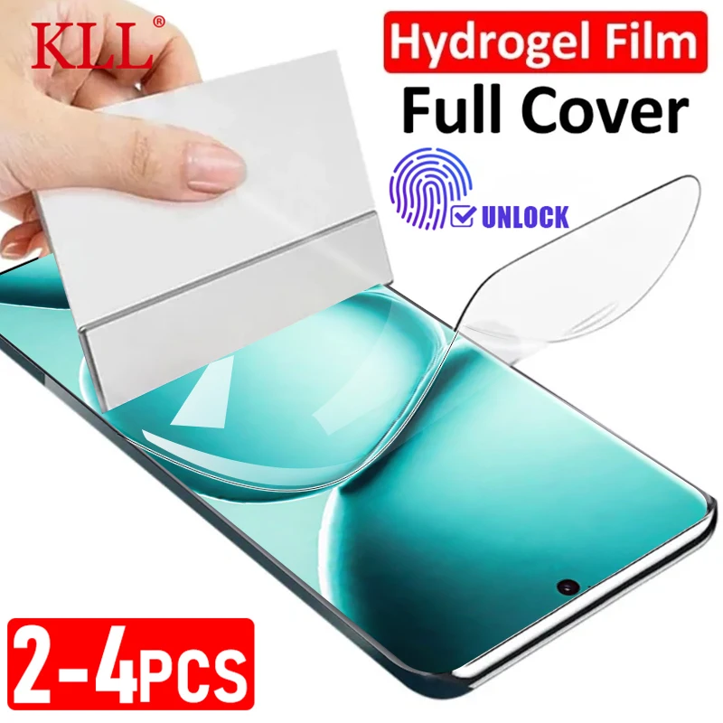 

2-4pcs Full Cover Flexible Silicone Hydrogel Film For Xiaomi Redmi Note 15 14 13 Pro+ Screen Protector Redmi 15C Film not glass