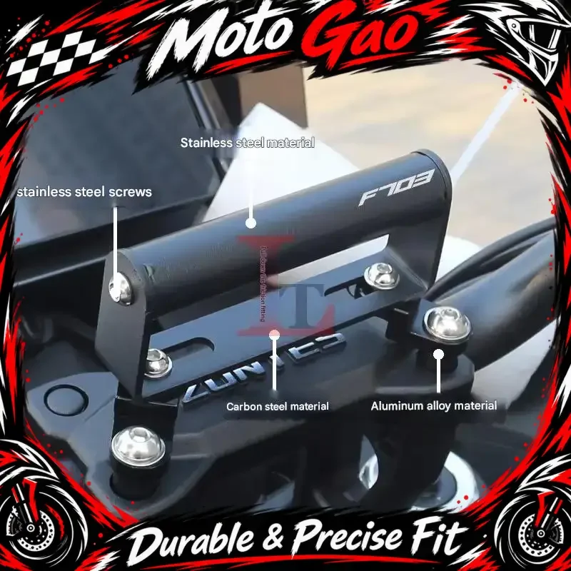 【Precise Fit】FOR ZONTES 703F Modified Handlebar Multi-functional Extension Rod Navigation Phone Holder