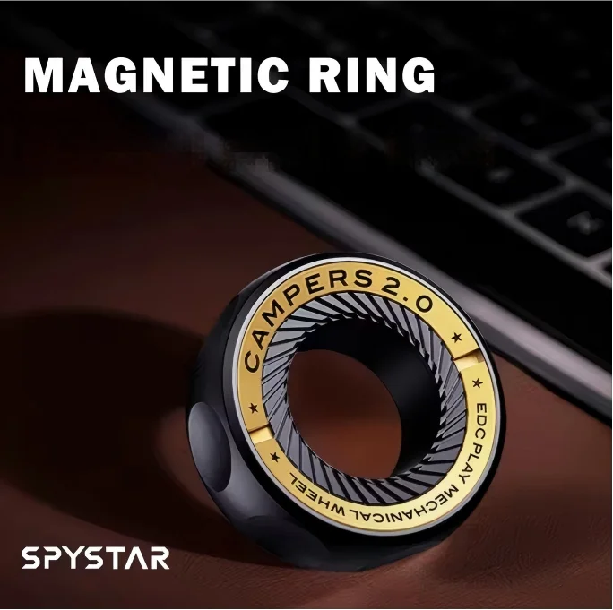 EDC Mechanical Wheel Fidget Spinner Metal Finger Gyro Mainan Penghilang Stres Rotasi Halus Untuk Koleksi Hadiah Dewasa ADHD