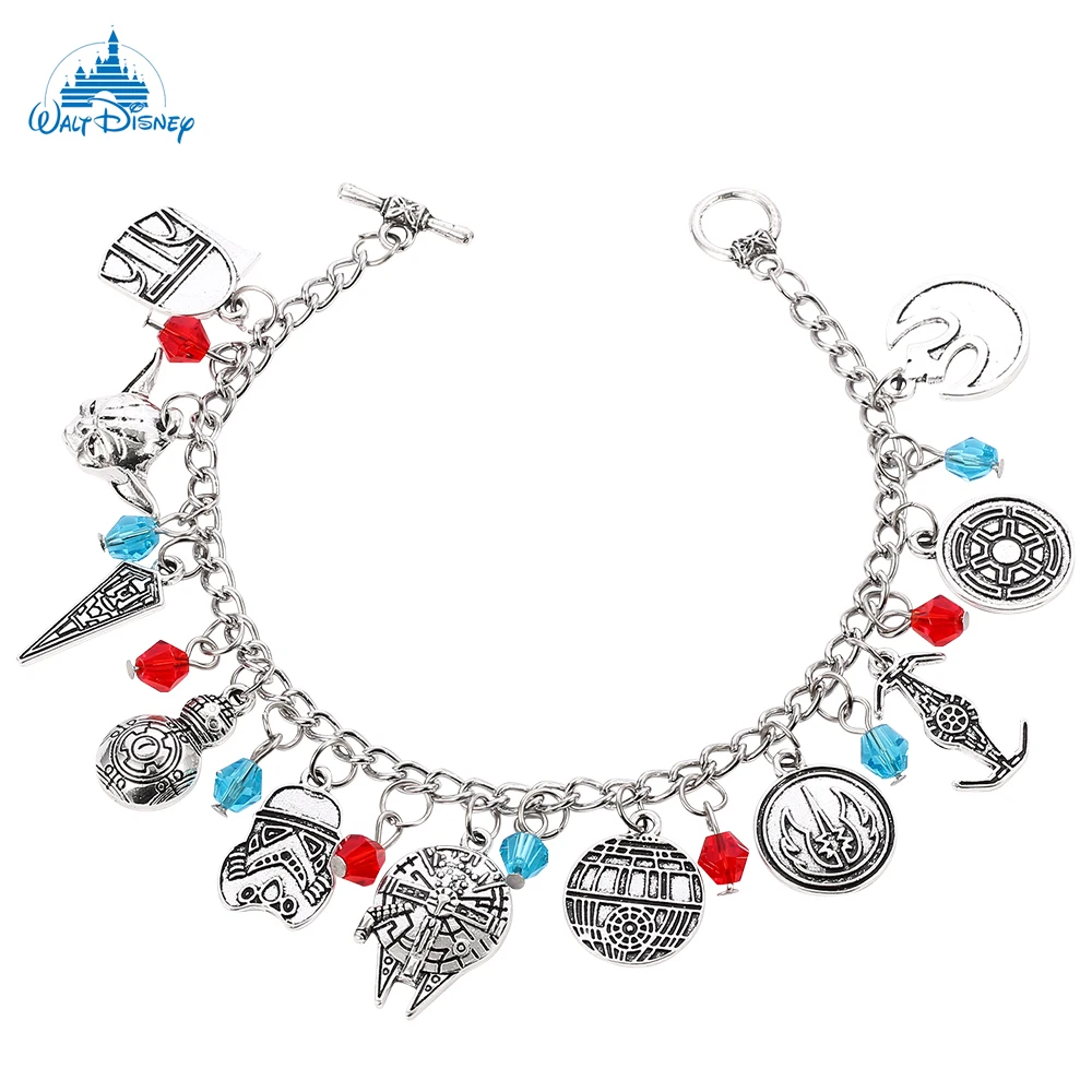 Disney Movies Millennium Falcon Jewelry Yoda Bracelet Fashion The Storm Troops Bracelet Accessories Gifts For Fans