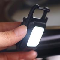 Emergency Lamp Warning Safety Light Pocket Flashlight COB LED Flashlight LED Floodlight Portable Lights Mini Keychain Light