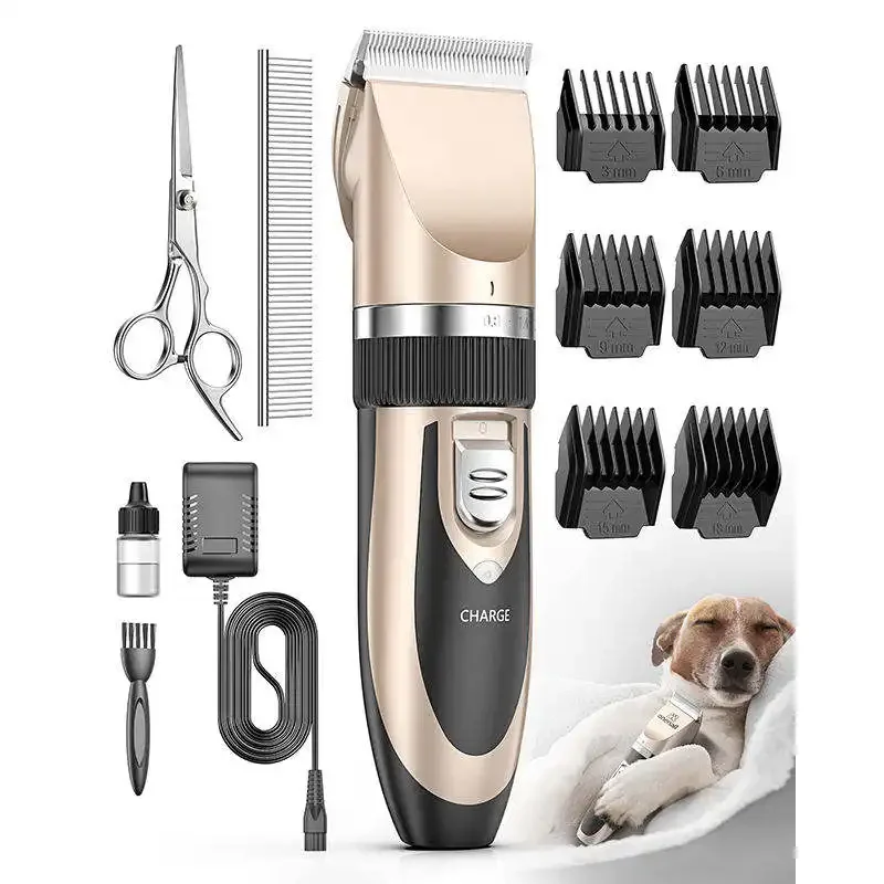 

Rechargeable Low-noise Pet Hair Clipper Remover Cutter Grooming Cat Dog Hair Trimmer Electrical Pets Hair Cut Machine