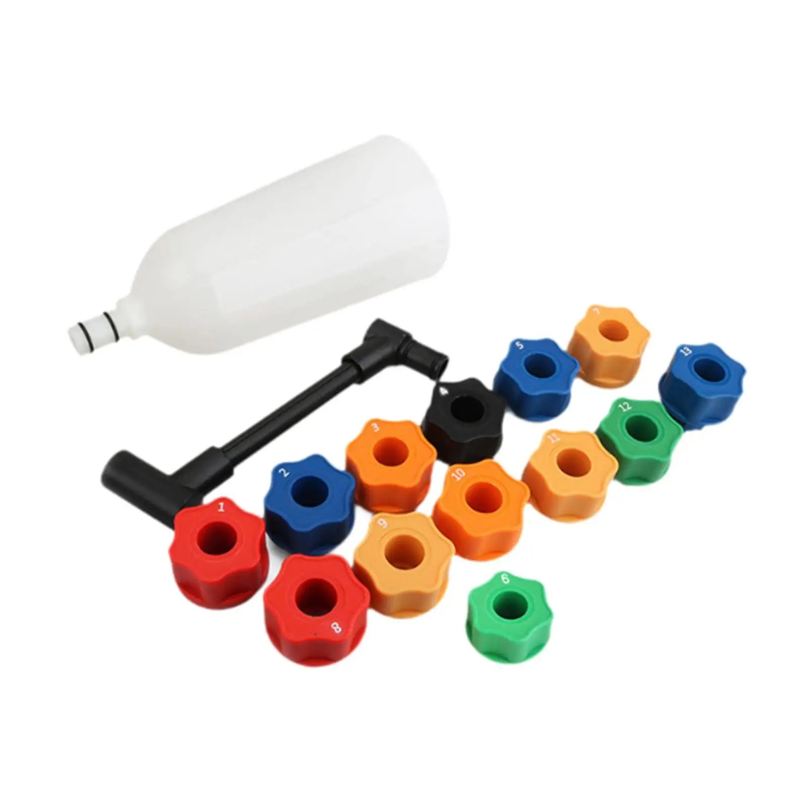 

Car Oil Funnel Kit Avoid Spills Oil Funnel Adapter for Accessories Auto