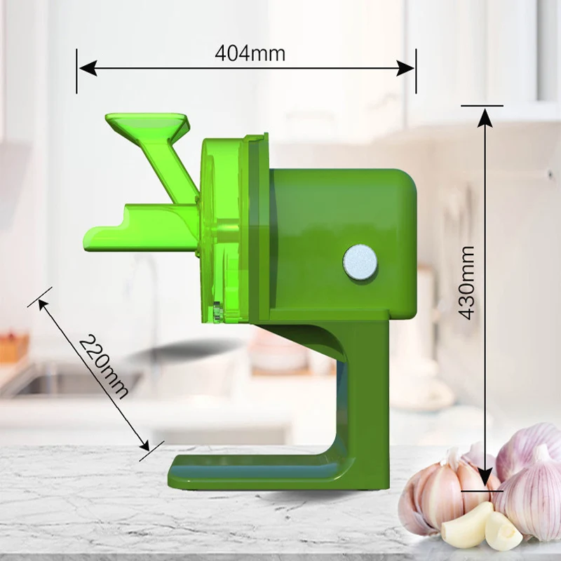 Commercial  Vege Garlic Slicing hine Multi-functional Scallion Cutter With Adjus Thickness
