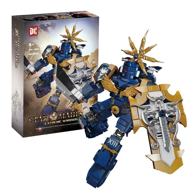 

Mecha Assembly Building Blocks Puzzle Model Collectible Desktop Ornament Creative Gift