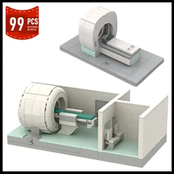 MOC Hospital CT Scanner Room Medical Instruments Model Building Blocks Science and Education Ideas Set Assemble Brick Toys Gifts
