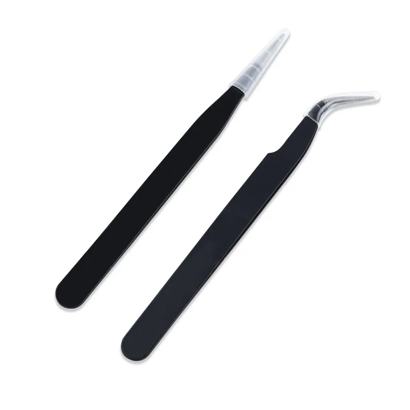 Nail tools Nail Tweezers Set Drill Take Stick Nail Stainless Steel Elbow Straight Head Tweezers