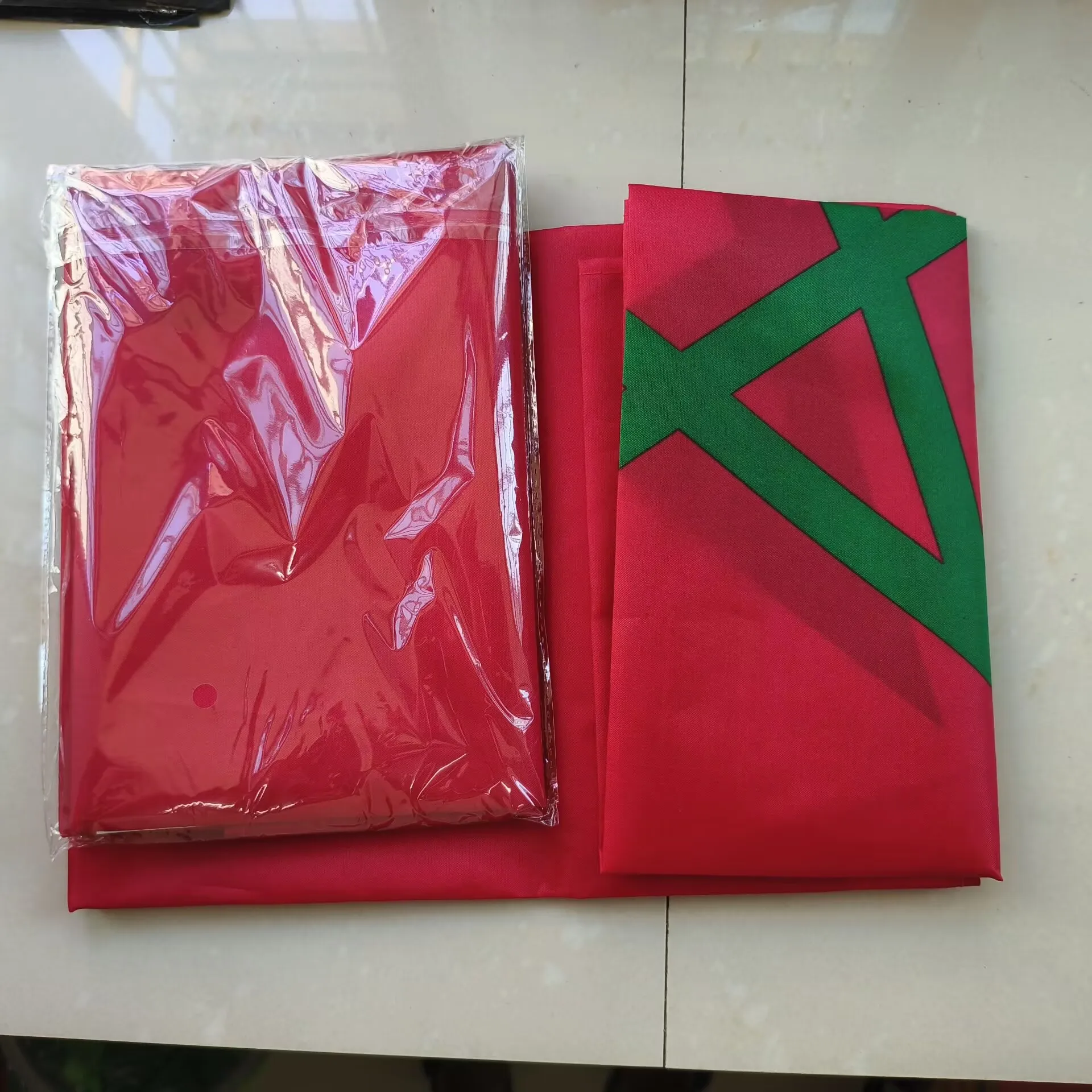 Aerlxemrbrae NEW 30x45cm Morocco hand  Flag 12x18inch Morocco Window hand Flag Bearer Standard-Bearer Waving Flags