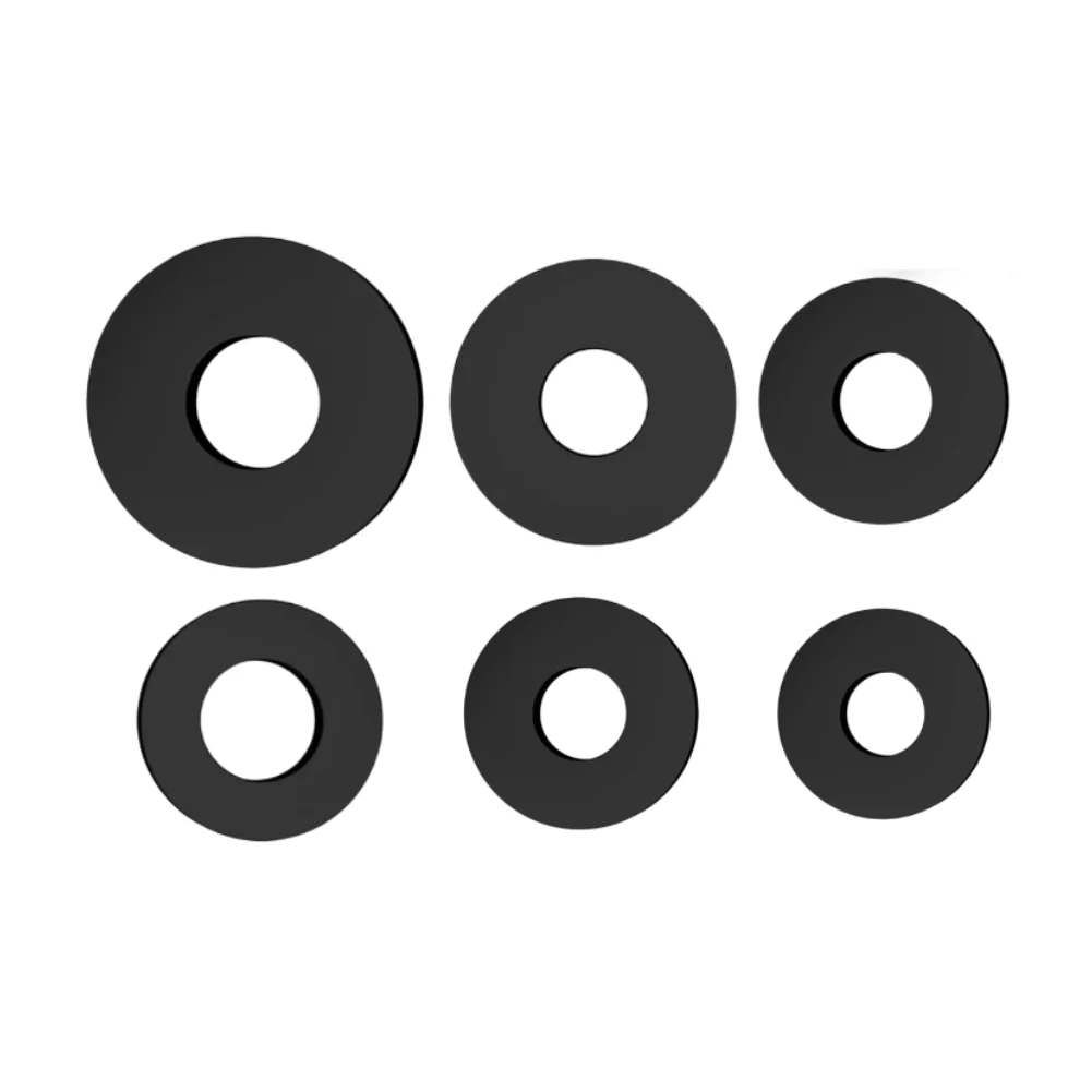 for Black Rubber Washer Gasket Set for Faucet Appliances Leak Seal Shock Absorption Noise Reduction 120PCS or 180PCS