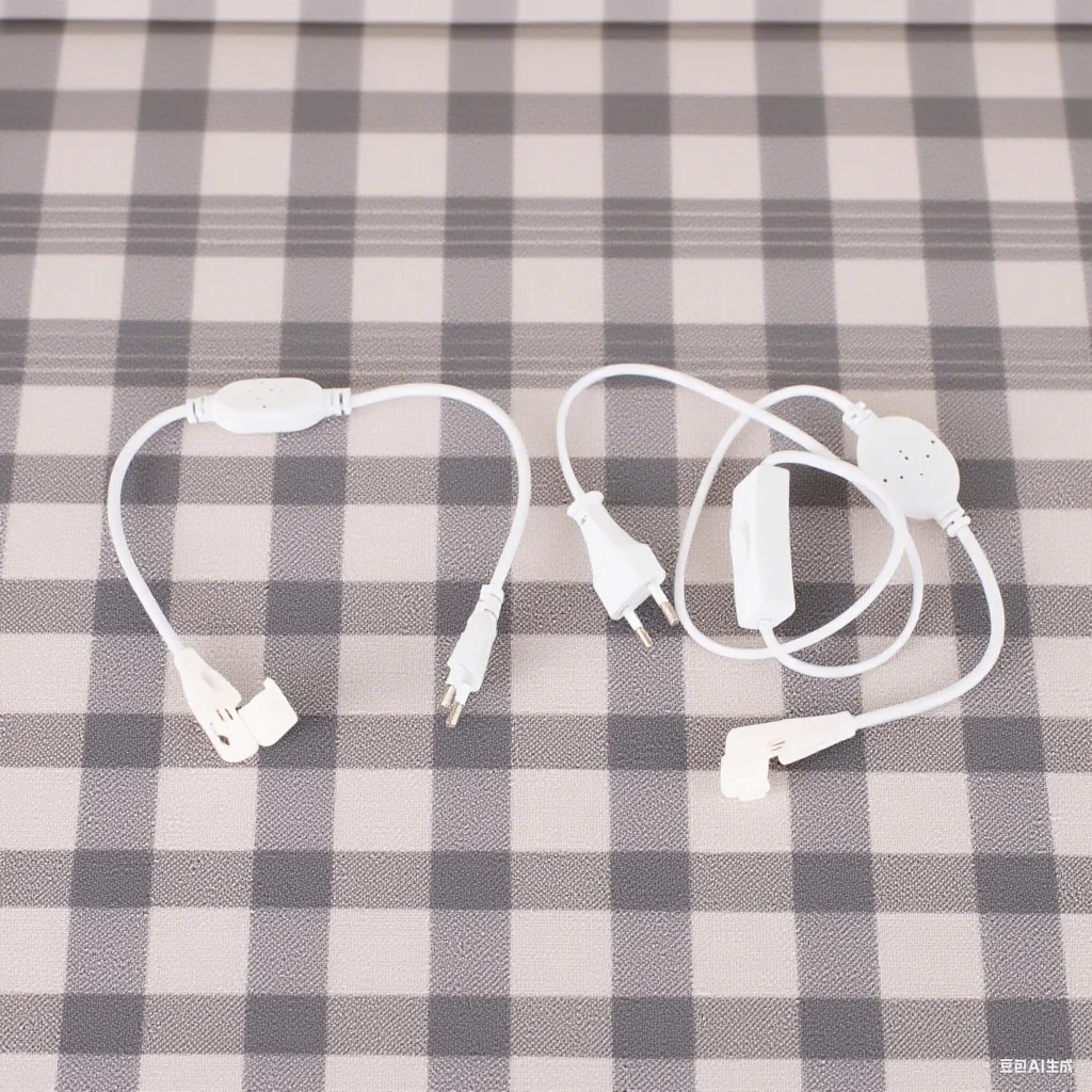 

Fast Connector with EU Plug for 220V 10mm COB LED Strips, Comes with Button Switch Cable for IP67 Models