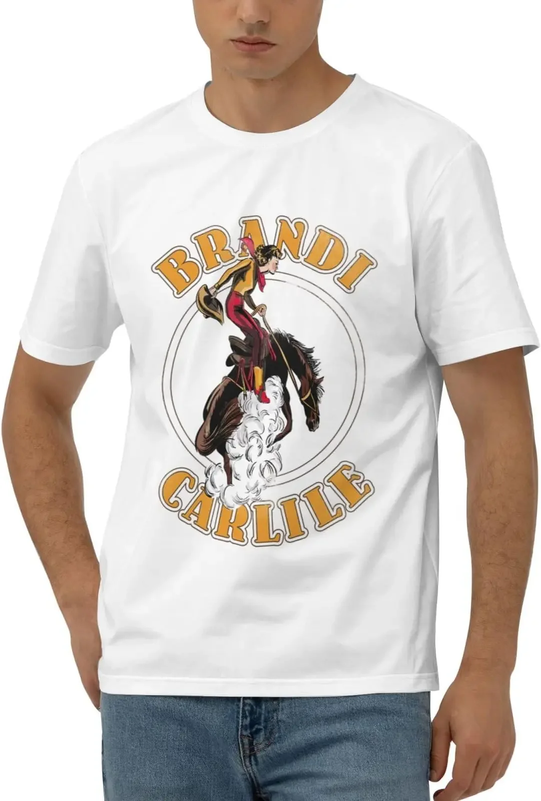 Brandi Music Carlile Shirts for Men Short Sleeve Cotton Tshirts Tees High Quality 100%Cotton Short Sleeve