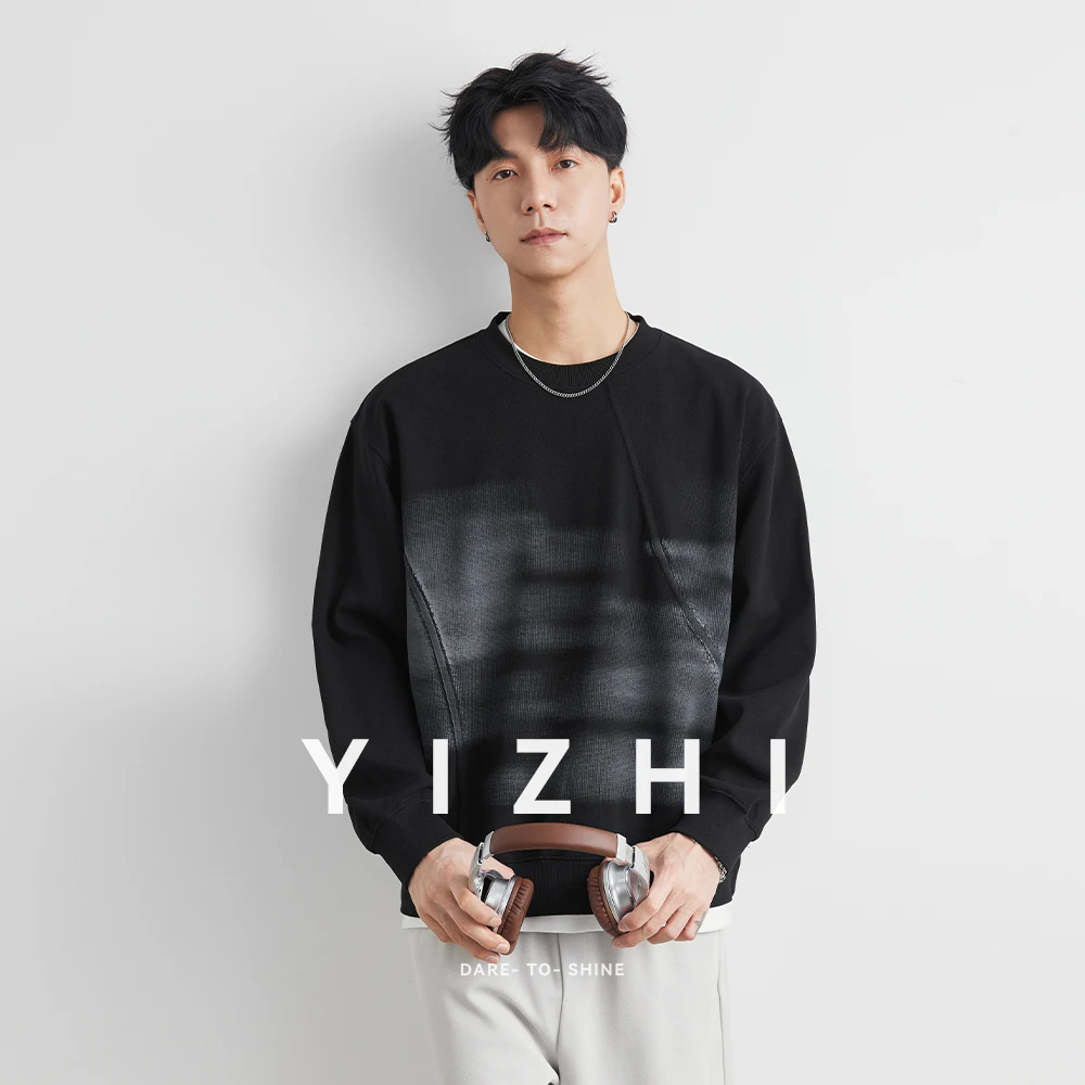 Loose Long Sleeve Round Neck Sweatshirt for Men Casual Spring New Koren Student Fashion Brand Men's Sweatshirt Versatile