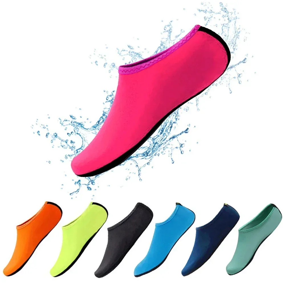 Men Beach Aqua Socks Women Kid Swimming Water Sport Barefoot Sneaker Gym Yoga Fitness Dance Swim Surfing Diving Snorkeling Shoes image 2