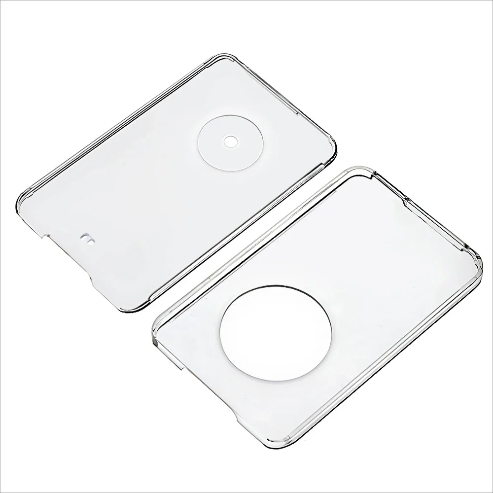 Clear Crystal Hard Protective Case Cover for Apple iPod Classic 6th 7th 80GB 120GB Thin 160GB with Protective Film(10.5mm Thick)