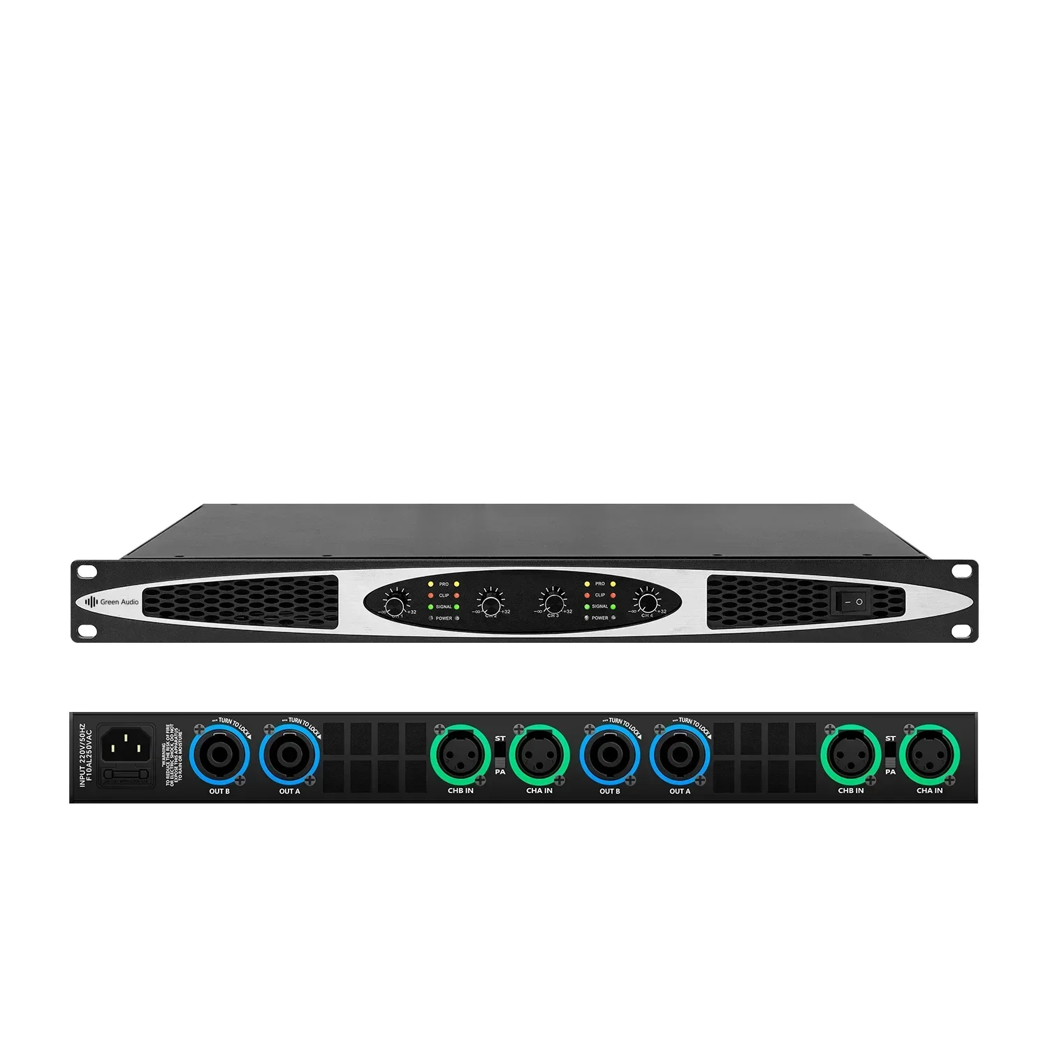 GAP-D4810 4 Channel  Class D Digital Amplifiers  with 20000W*4 Use for Professional Stage
