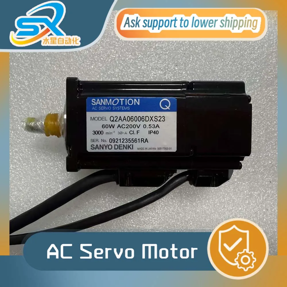 

100% протестированный двигатель Sanyo для робототехники Q2AA04006DXS23 60 Вт, в хорошем состоянии, работает отлично