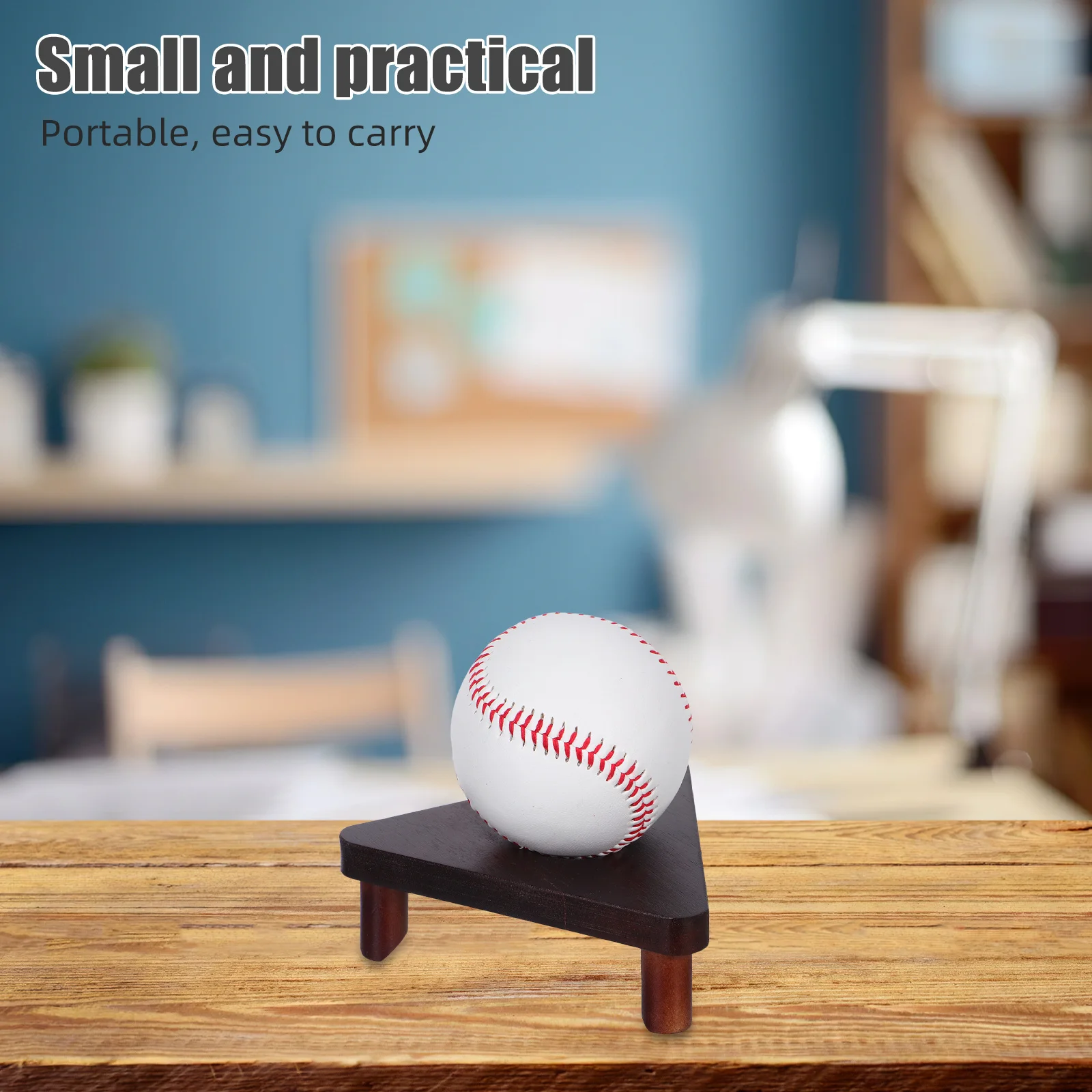 

Solid Wood Triangular Ball Storage Rack Basketball Holder Football Volleyball Display Stand Sports Organizer Memorabilia Display