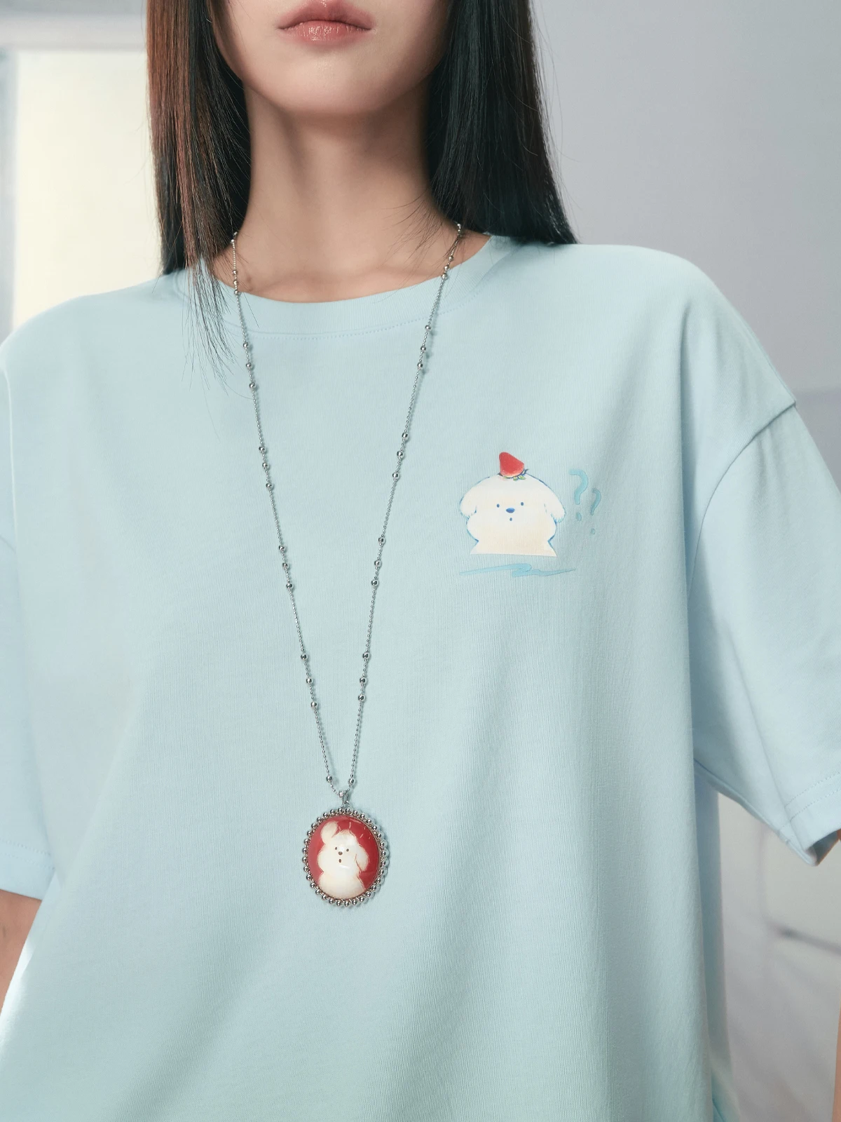 ablueberry-x-moonge-コラボレーションシリーズ-ロングペンダントネックレス-レディース-スイートクールスタイル-カジュアル-サマーファッションアクセサリー