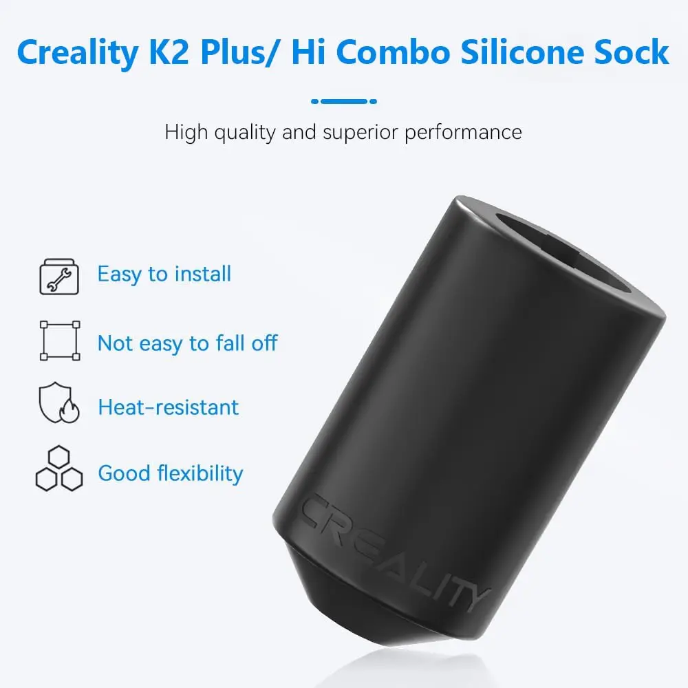 Creality K2 Plus Silicone Socks Hotend Silicone Cover for K2/K2 Pro/Creality Hi/K2 Plus Silicone Sleeve 3D Printer Socks