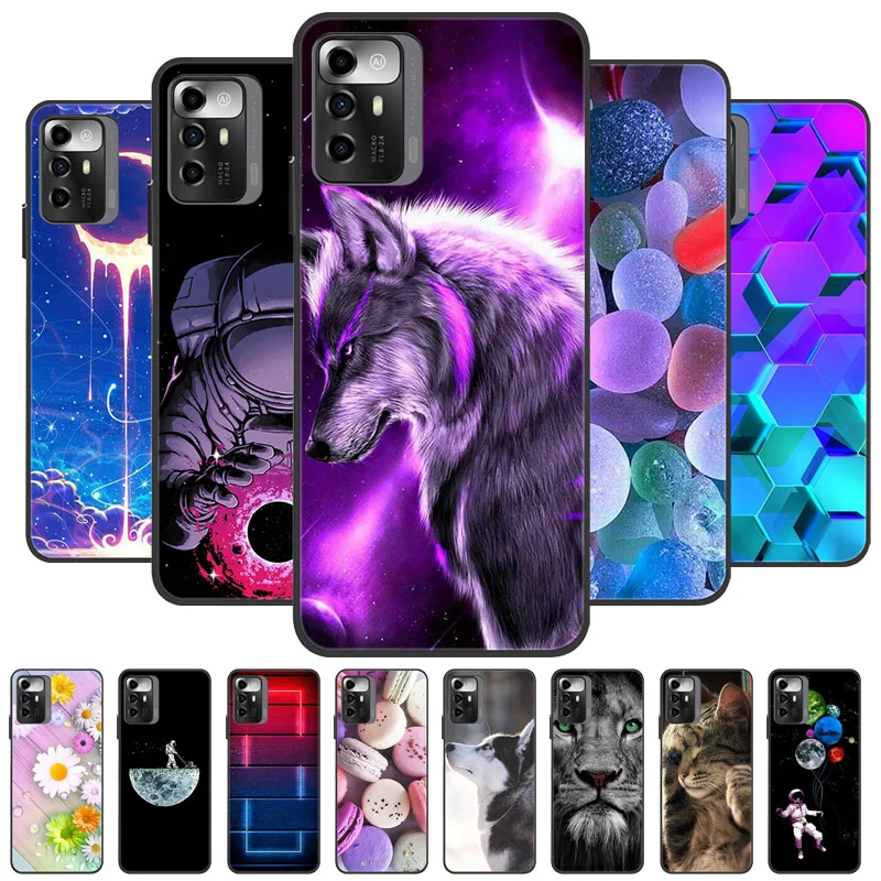 Para ZTE Blade A72 5G Funda de teléfono Fundas de silicona suave TPU para ZTE Blade A72 5G 6,52 ''Cubiertas Funda Coque A 72 5G 7540N Capas