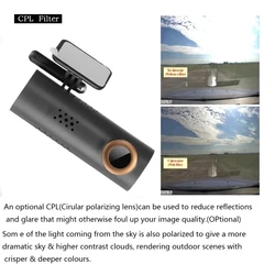 for 70mai Dash Cam 1S gold CPL Polarizing Glas CPL Filter For 70mai 1s Circular Polarizer Glass