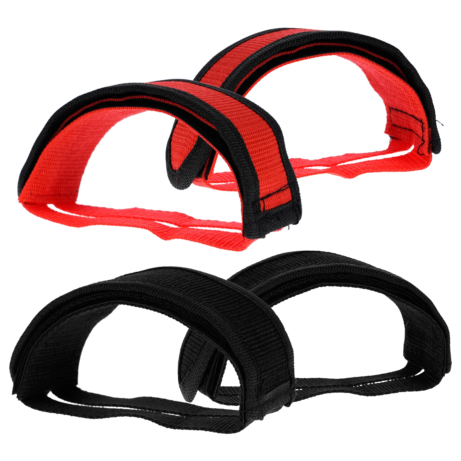 

4Pcs Bike Straps Adjustable Exercise Bike Accessories Durable Nylon Sports Cycling Accessories Fitness Equipment Gifts