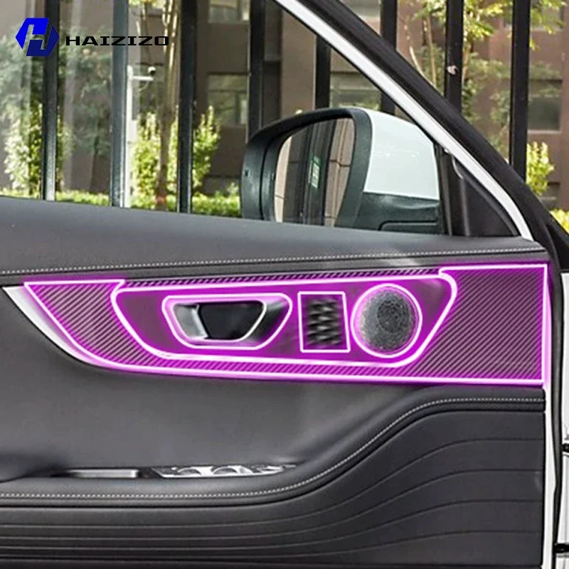 For Chery Tiggo 7 Pro 2023-2025 Car interior center console protective sticker interior decorative strip TPU protective sticker