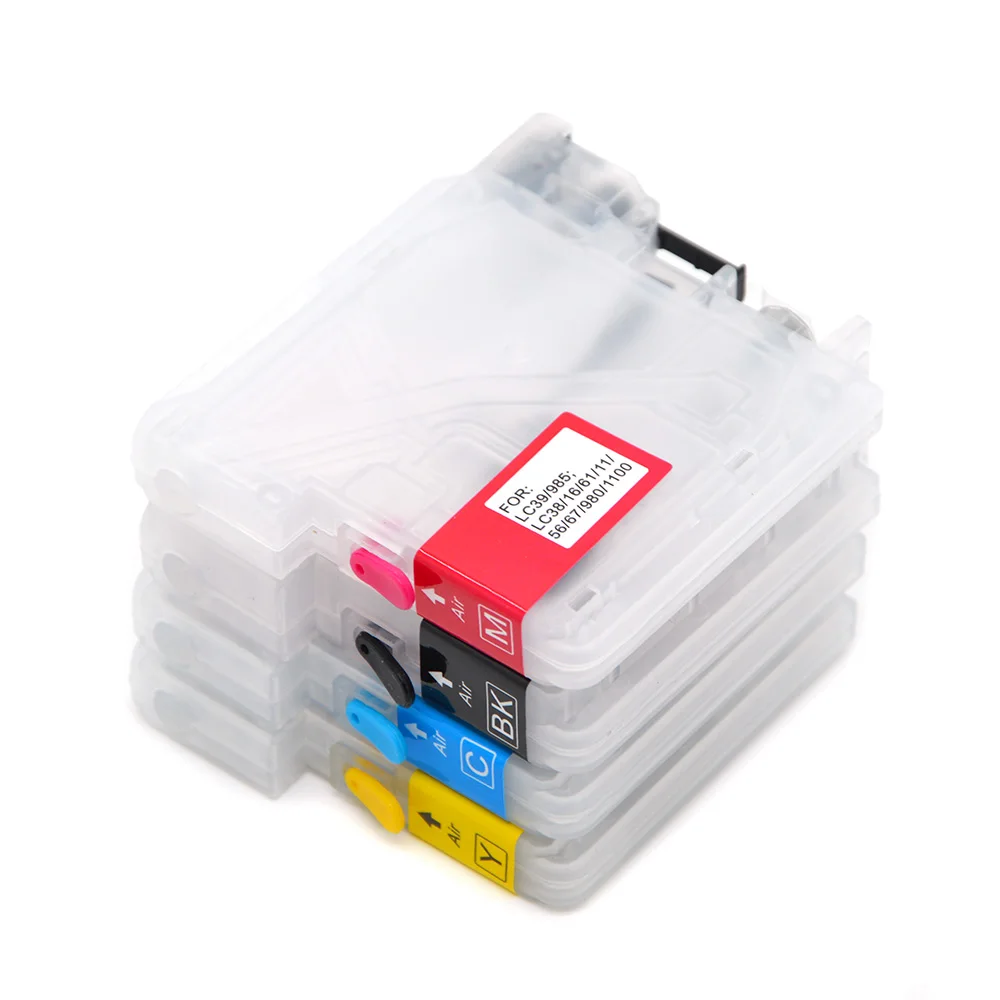 LC36 LC38 LC39 LC60 LC61 LC65 LC67 LC68 LC11 LC16 LC110 LC1100 LC975 LC985 LC980 Empty Refill Ink Cartridge for Brother Printer