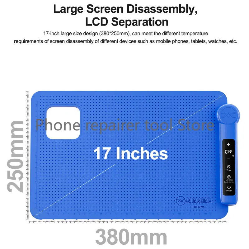 17 Inches LCD Screen Separator Intelligent Memory Temperature  Large Size Screen Removal Repair Tools