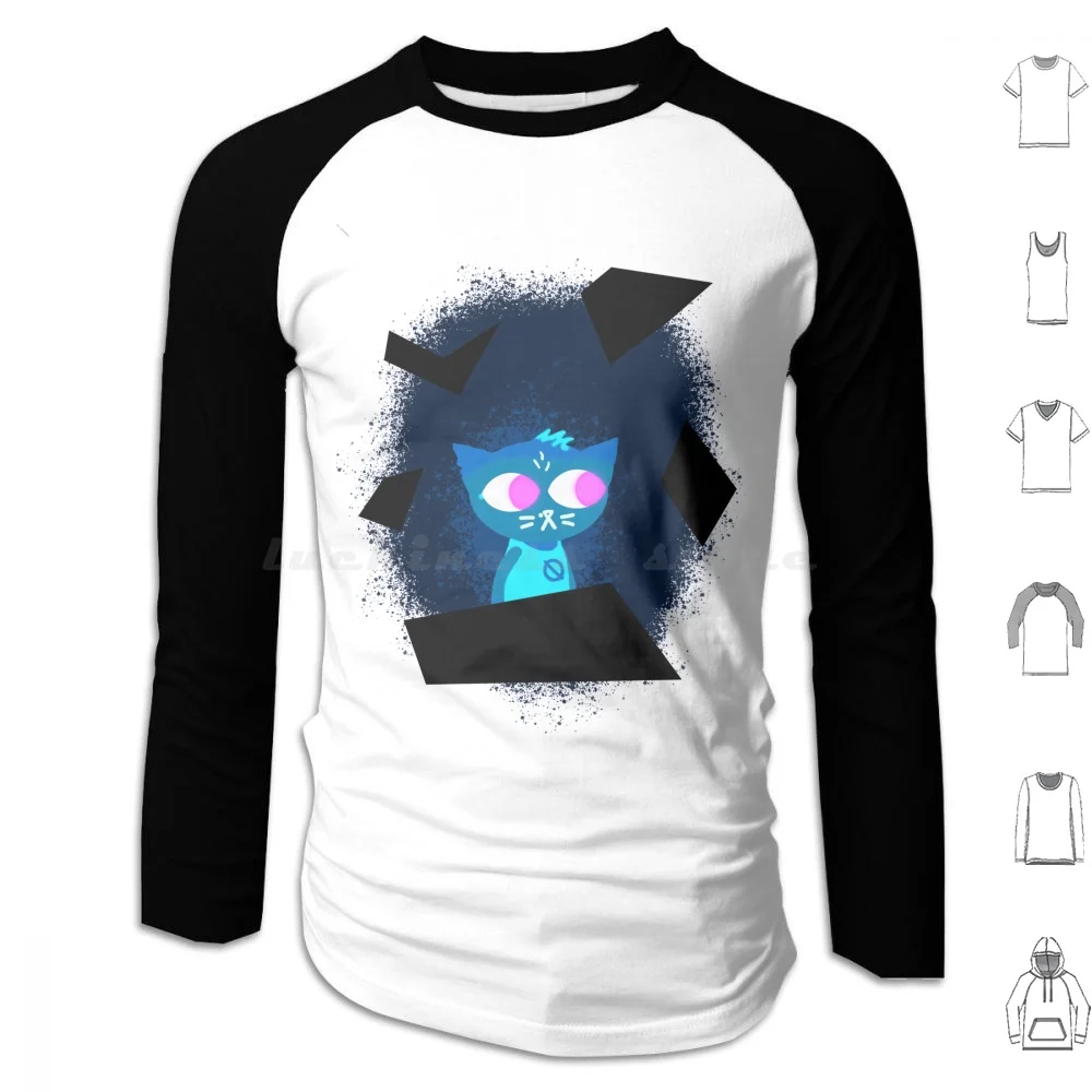 Night In The Woods Lost Mae Hoodies Long Sleeve Night In The Woods Mae Boroski Mae Angus Gregg Bea Dark Night Blue Pink