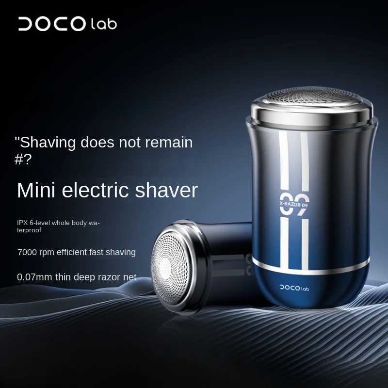 

DOCO Rotating Shaver Men's Electric Portable Travel Style Scraper Birthday Gift for Boyfriend