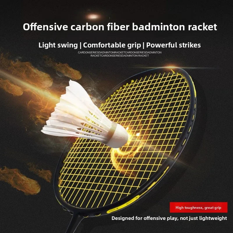 offensive-type-badminton-racket-full-carbon-fiber-4u-linked-nail-vtzf2-single-racket-30-high-pound-olead-sports-fitness